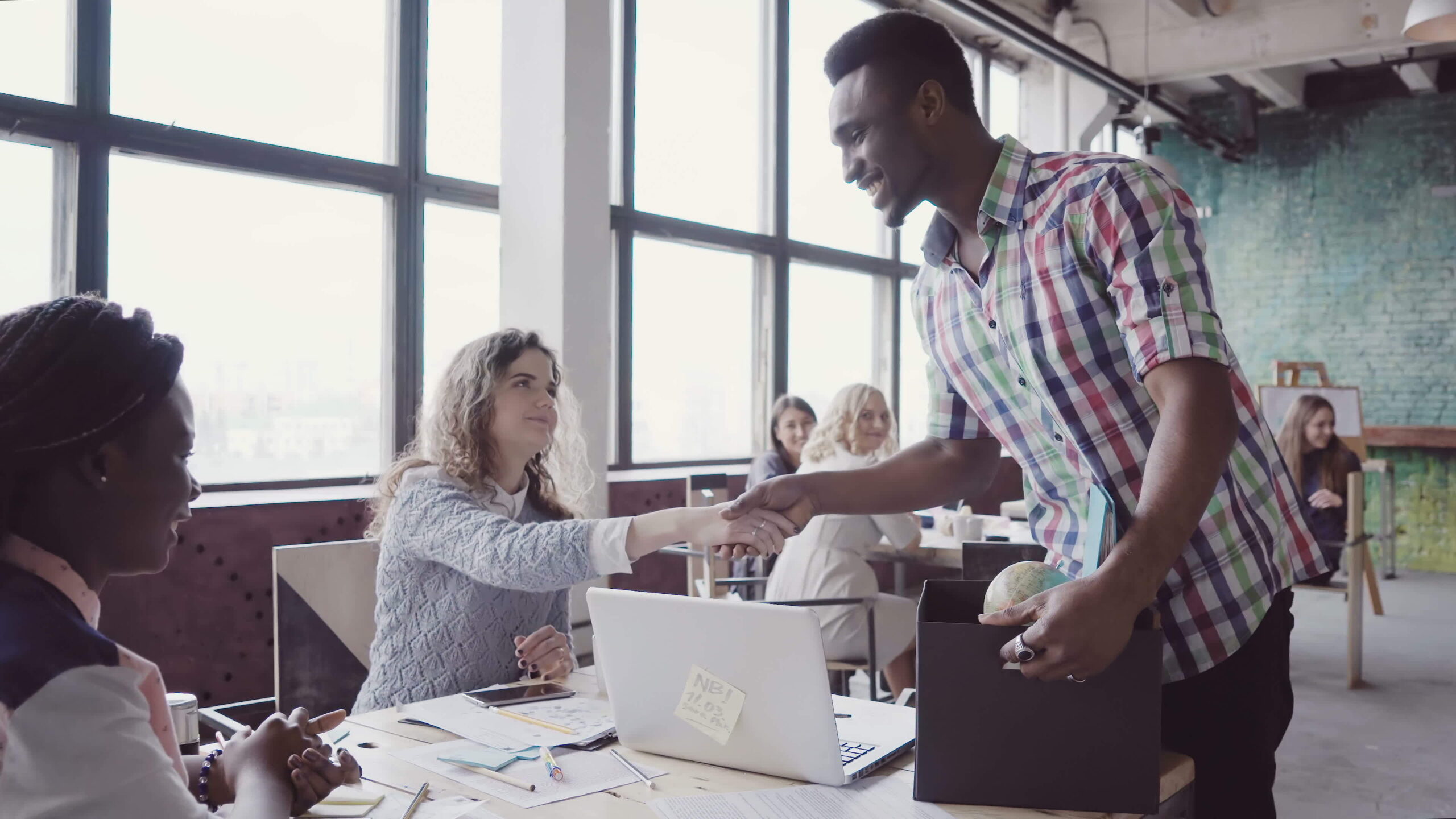 welcoming new hire for first marketing job